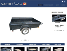 Tablet Screenshot of nandotrailers.com